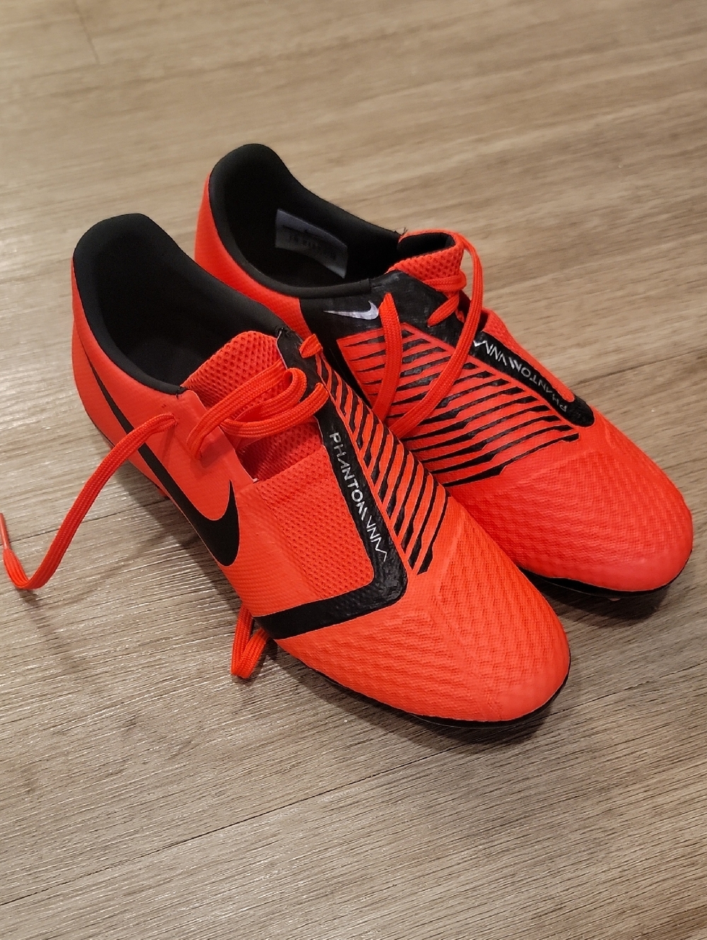 Nike PhantomVNM Soccer Shoes - Orange / Black